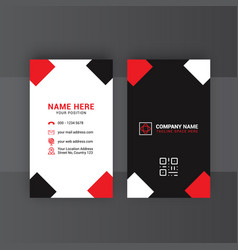 Simple Company Business Card Design Template