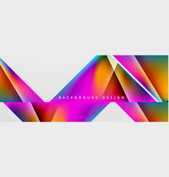 Triangle Fluid Color Gradient Abstract Background