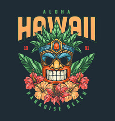 Aloha Hawaii Beach Flyer Colorful