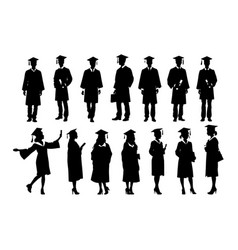 Graduated Student Graduate Silhouette