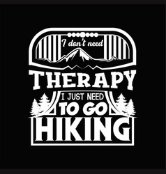 Hiking T-shirt Design