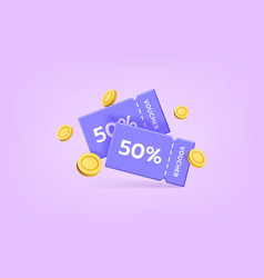 3d Coupons Discount Voucher And Money Sale