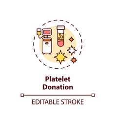 Platelet Donation Concept Icon