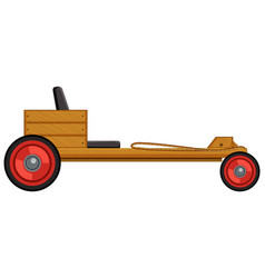 Isolated Billy Cart Cartoon