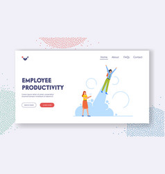 Employee Productivity Landing Page Template