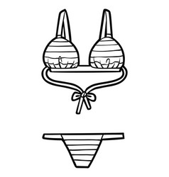 Coloring Book String Bikini