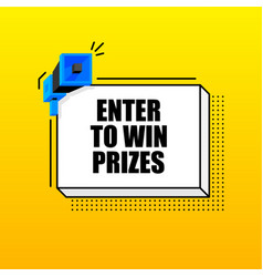 Enter To Win Prizes Banner Template Marketing