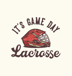 Logo Design Its Game Day Lacrosse With Lacrosse