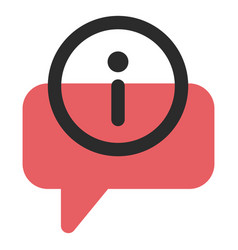 Info Speech Bubble Contact Icon