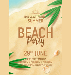 Summer Beach Party Template Poster