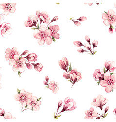 Sakura seamless pattern Royalty Free Vector Image