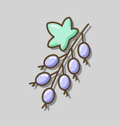 Currant Berry Isolated Design Icon