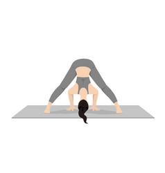 Intense Leg Stretch Pose Prasarita Padottanasana