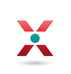 Red Icon Of Letter X With A Circle