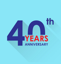 40 Years Anniversary Icon