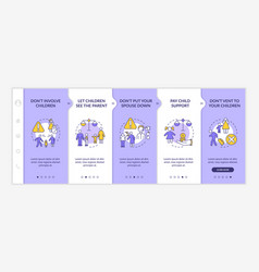 Divorce Dos And Donts Purple And White Onboarding