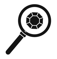 Jeweler Magnifier Icon Simple Style