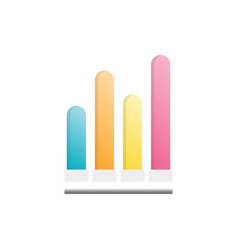 Bar Chart Icon Design Template