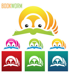 Book Reading Worm Icon