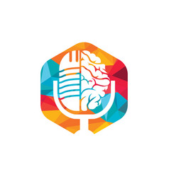 Brain Podcast Logo Design