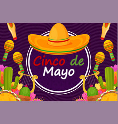 Flat Cinco De Mayo Festival Celebration