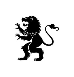 Heraldic Imperial Lion Isolated Emblem