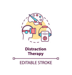 Distraction Therapy Concept Icon