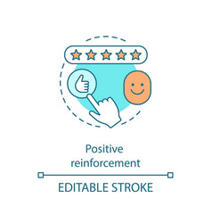 Positive Reinforcement Concept Icon Prosocial