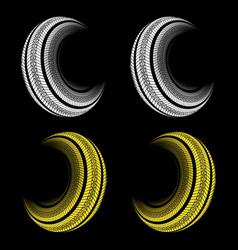 Tire Track Half Circle Set