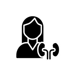 Nephrology Black Glyph Icon