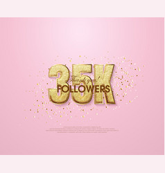 Pink 35k Thank You Followers Banner