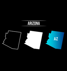 Abstract Arizona State Map Design