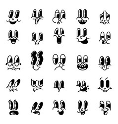 Muzzle Doodle Character Face With Expressions