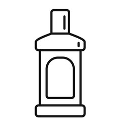 Oral Mouthwash Icon Outline Dental Care