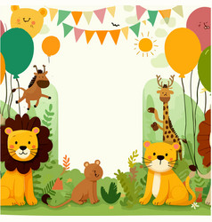 Happy Birthday Jungle Theme