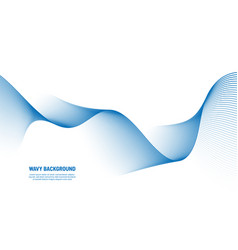 Blue Background Wavy Lines