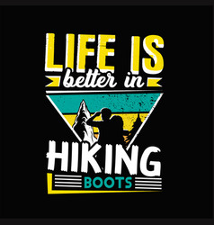 Hiking T-shirt Design