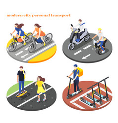 Personal Transport Isometric Set