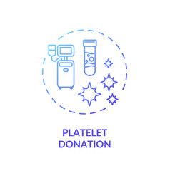 Platelet Donation Concept Icon