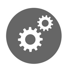 Simple Gears Sign Icon Of Work Tools