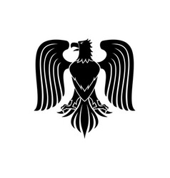 Heraldic Gothic Eagle Isolated Heraldry Emblem