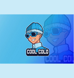 E Sport Logo Design Cold Man