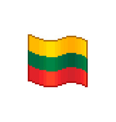 Flowing Flag Of Lithuania