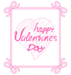 Pink valentines day background Royalty Free Vector Image