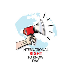 International Right To Know Day Concept