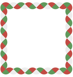 Decorative Square Border Frame Festive