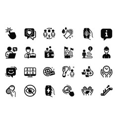 Set Of People Icons Related To Fair Trade