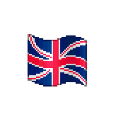 Flowing Flag Of Uk Or Great Britain