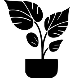 Plant - Minimalist And Simple Silhouette