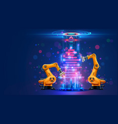 Industry Robot Decorations Christmas Tree Tech